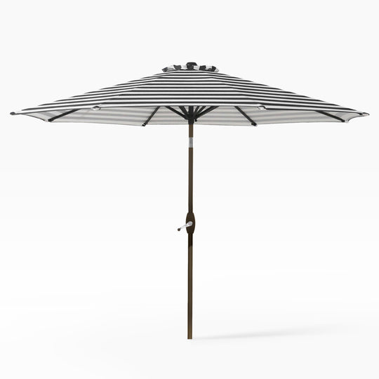 Paolo 9 Ft Outdoor Patio Market Umbrella with Tilt and Crank