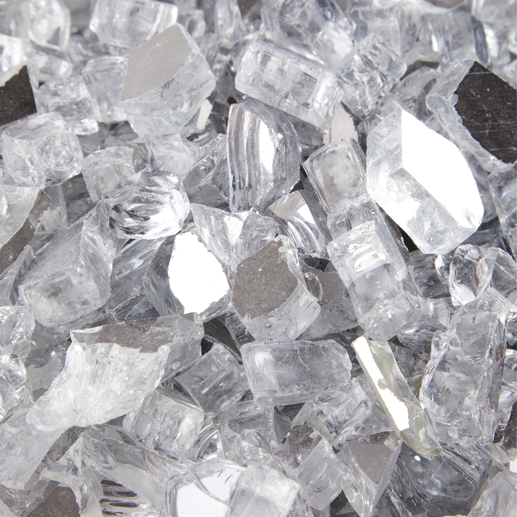Sansom Fire Pit Fire Glass Tempered Glass Rocks for Fireplace