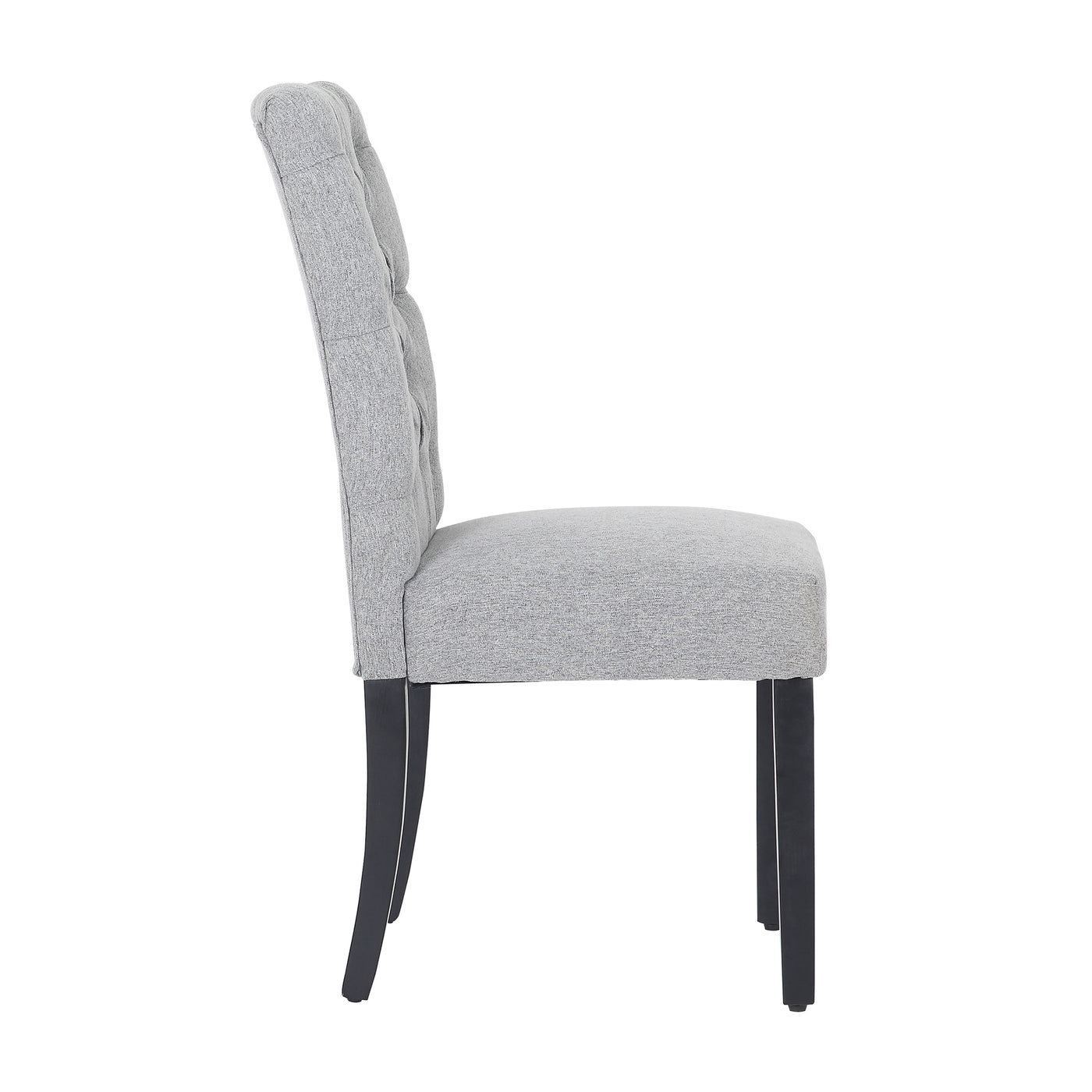 Hayes Upholstered Button Tufted Dining Chair (Set of 2)