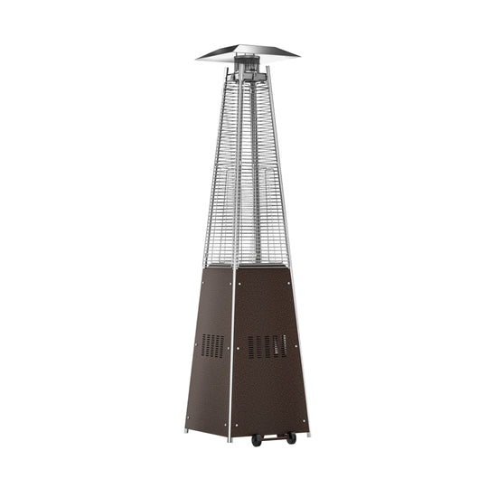 Hollis Outdoor Patio Pyramid Heater with Wheels 46,000 BTU