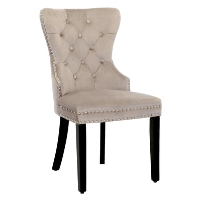 Wordford Velvet Upholstered Tufted Dining Chairs (Set of 4)