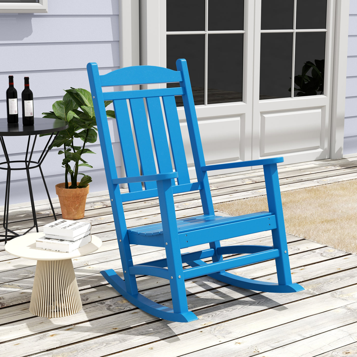 Malibu Outdoor Patio Poly Classic Porch Rocking Chair