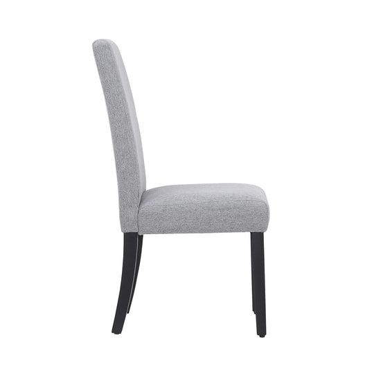 Lenox Upholstered Linen Fabric Dining Chair (Set of 2)