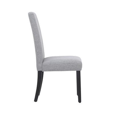 Lenox Upholstered Linen Fabric Dining Chair (Set of 2)