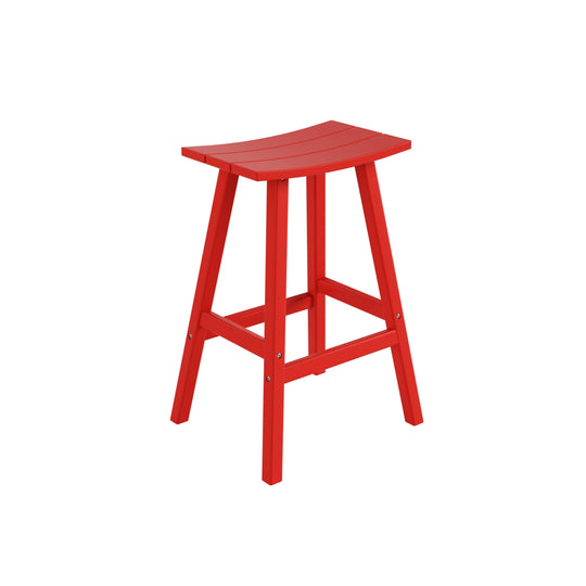 Malibu 29" Outdoor Patio Adirondack Bar Stool