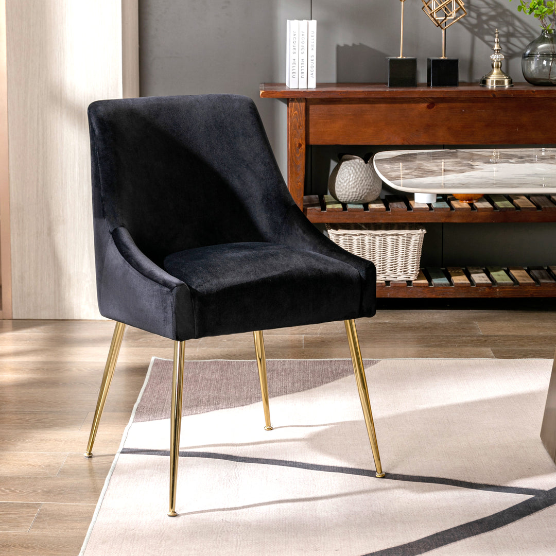 Carlo Upholstered Velvet Accent Chair