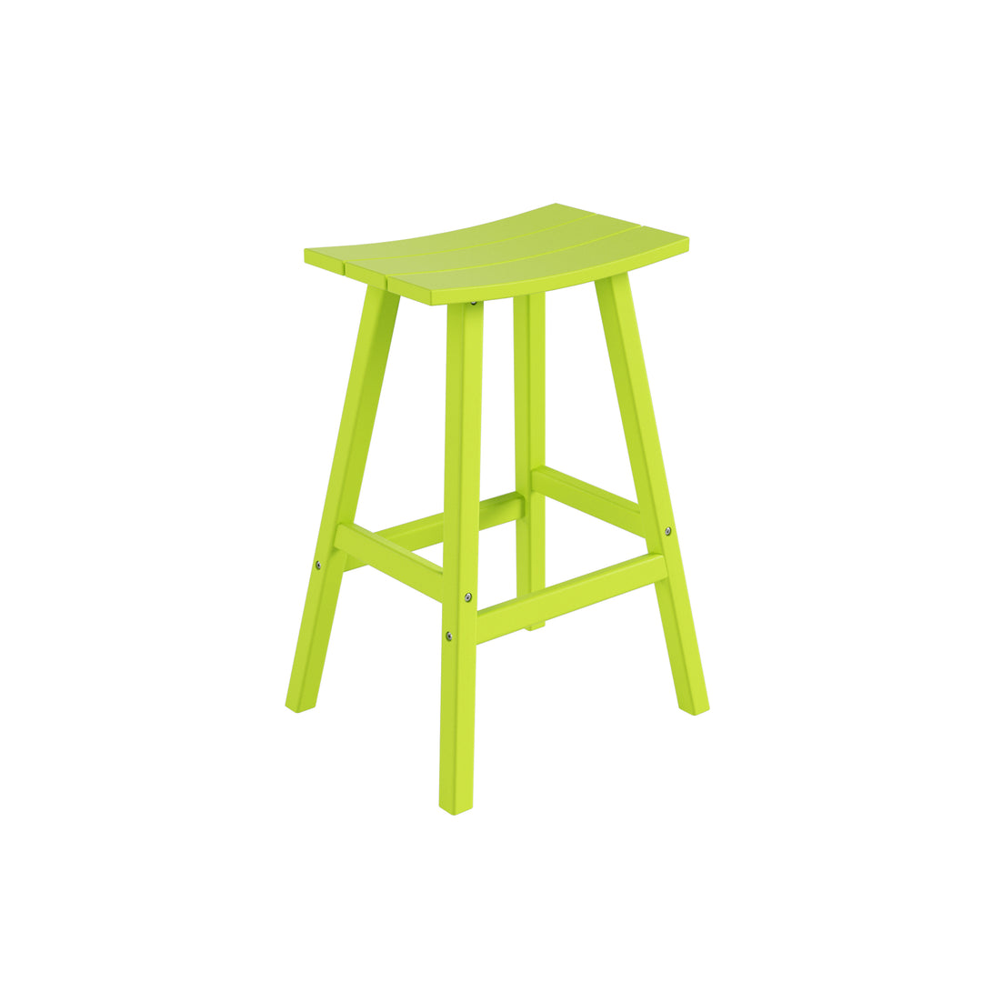 Malibu 29" Outdoor Patio Adirondack Bar Stool