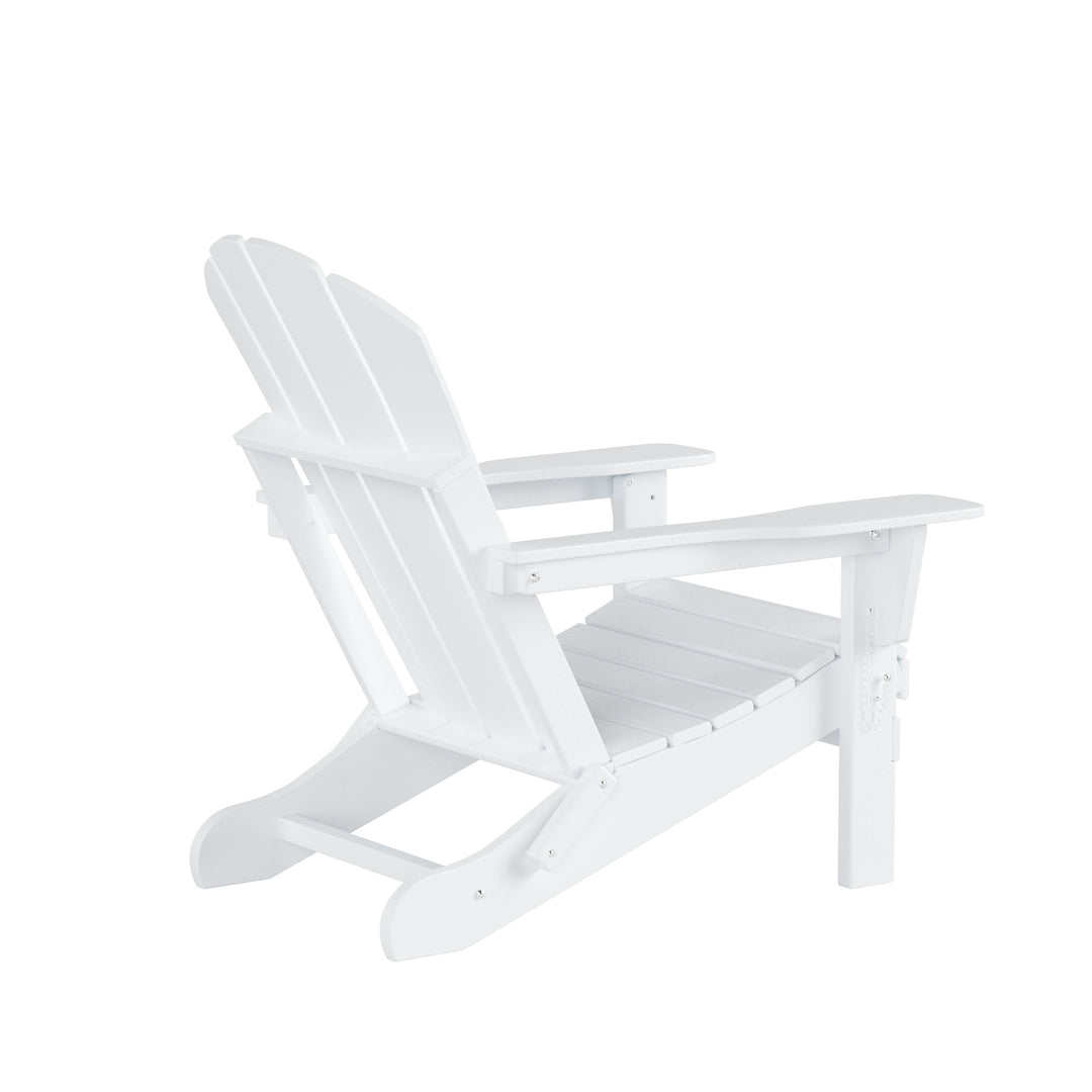 Malibu Outdoor Folding Poly Adirondack Chair (Set of 4)