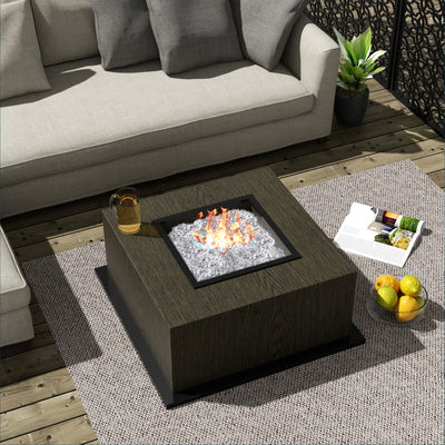 Sansom Fire Pit Fire Glass Tempered Glass Rocks for Fireplace