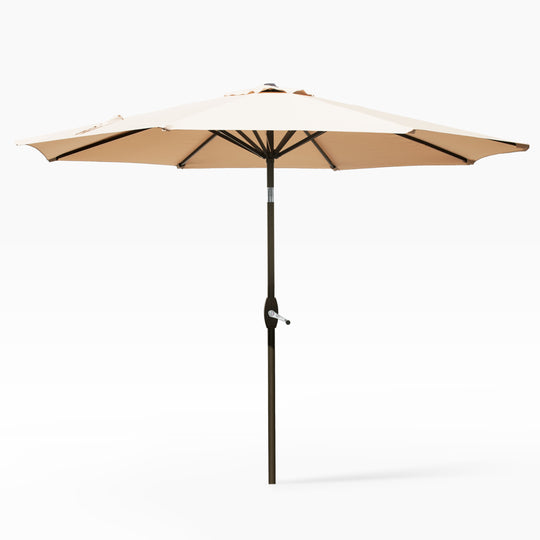 Paolo 9 Ft Outdoor Patio Market Umbrella with Tilt and Crank