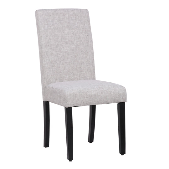 Lenox Upholstered Linen Fabric Dining Chair