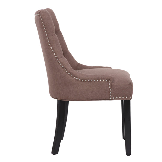 Hayes Upholstered Wingback Button Tufted Dining Chair