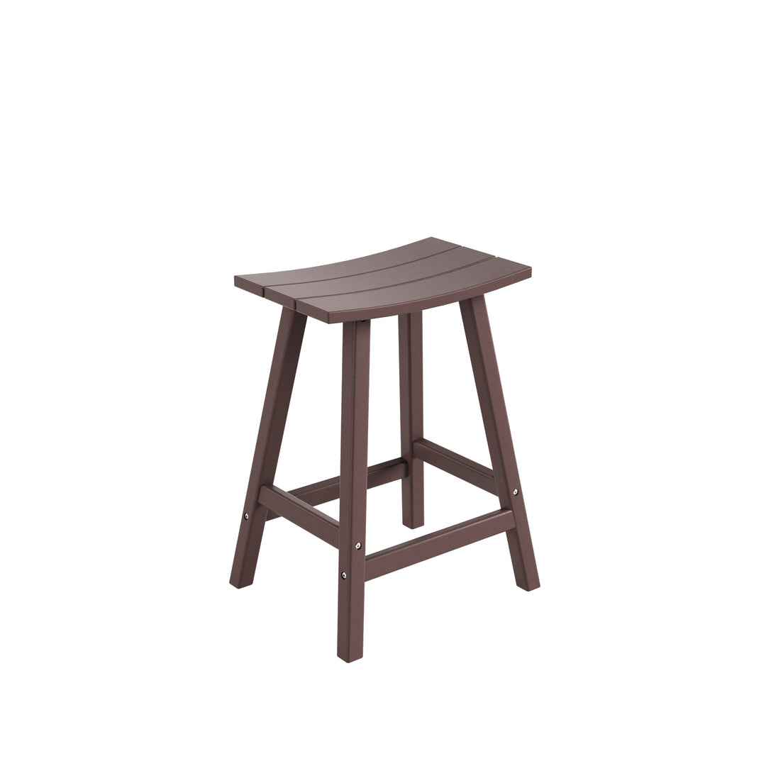 Malibu 24" Outdoor Patio Adirondack Counter Stool