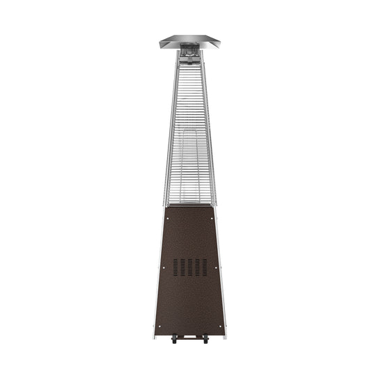 Hollis Outdoor Patio Pyramid Heater with Wheels 46,000 BTU