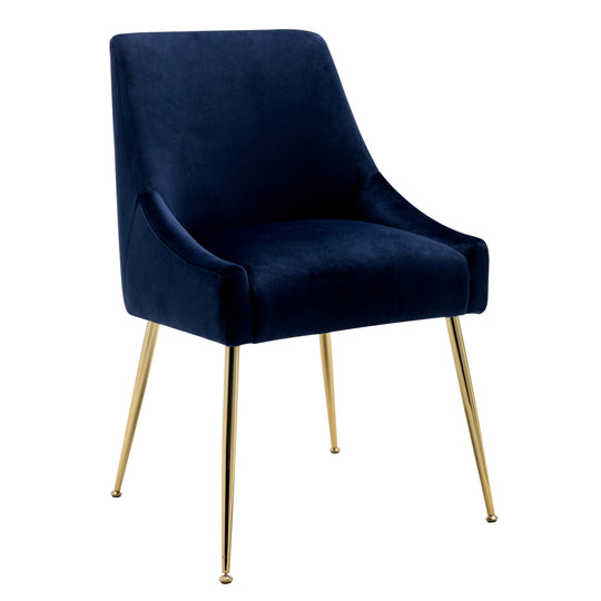 Carlo Upholstered Velvet Accent Chair