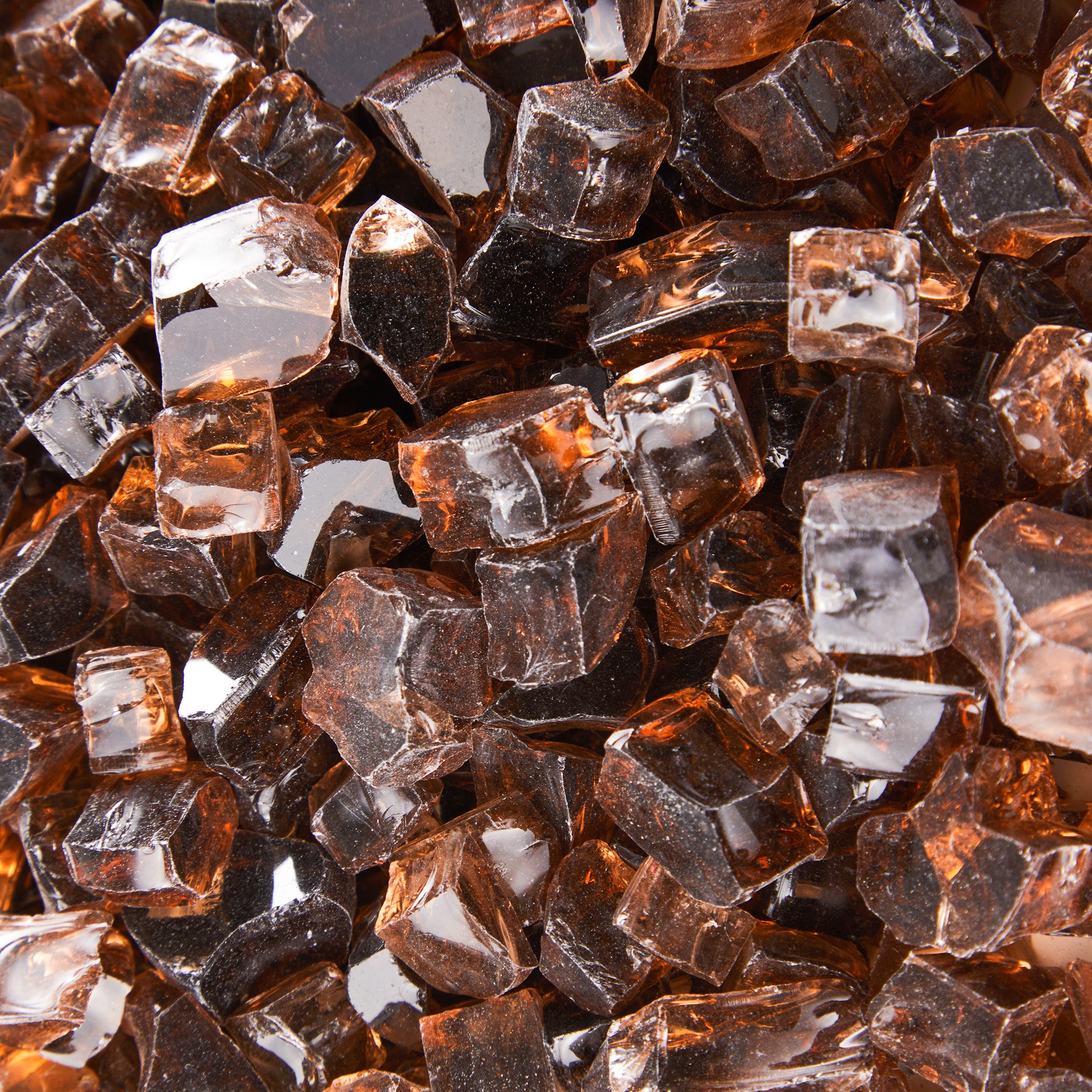 Sansom Fire Pit Fire Glass Tempered Glass Rocks for Fireplace