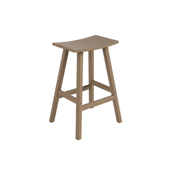 Malibu 29" Outdoor Patio Adirondack Bar Stool