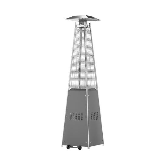 Hollis Outdoor Patio Pyramid Heater with Wheels 46,000 BTU