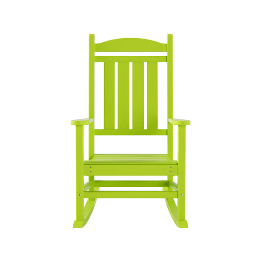 Malibu Outdoor Patio Poly Classic Porch Rocking Chair (Set of 4)