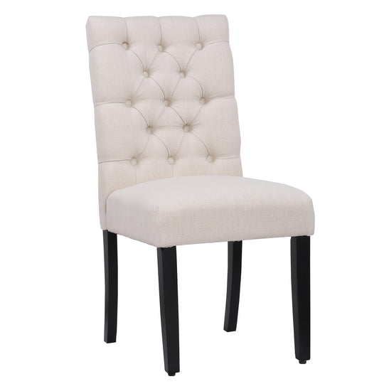 Hayes Upholstered Button Tufted Dining Chair