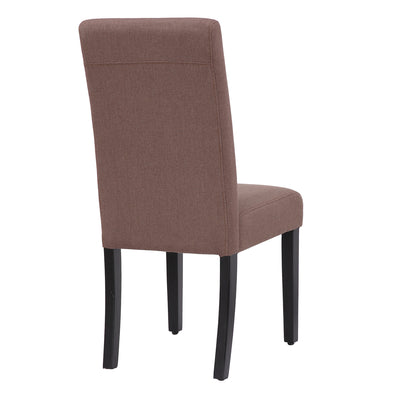 Lenox Upholstered Linen Fabric Dining Chair