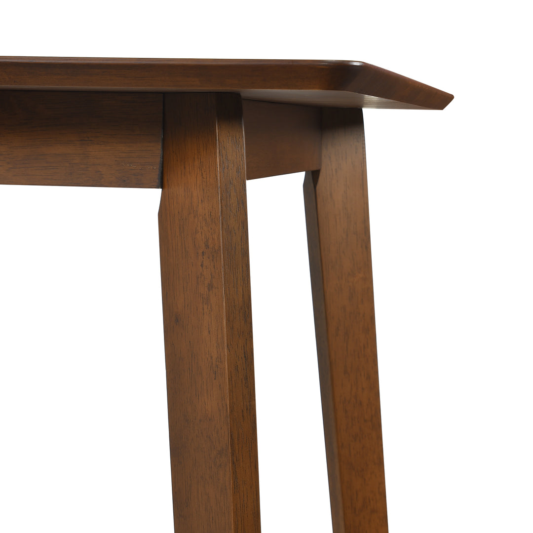 Lalia 63" Mid Century Modern Solid Wood Dining Room Table