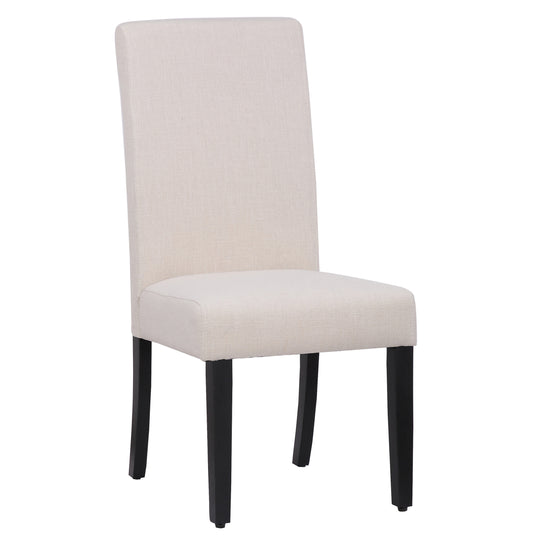 Lenox Upholstered Linen Fabric Dining Chair