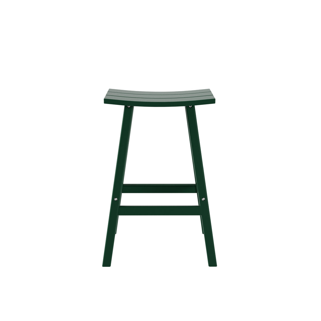 Malibu 29" Outdoor Patio Adirondack Bar Stool