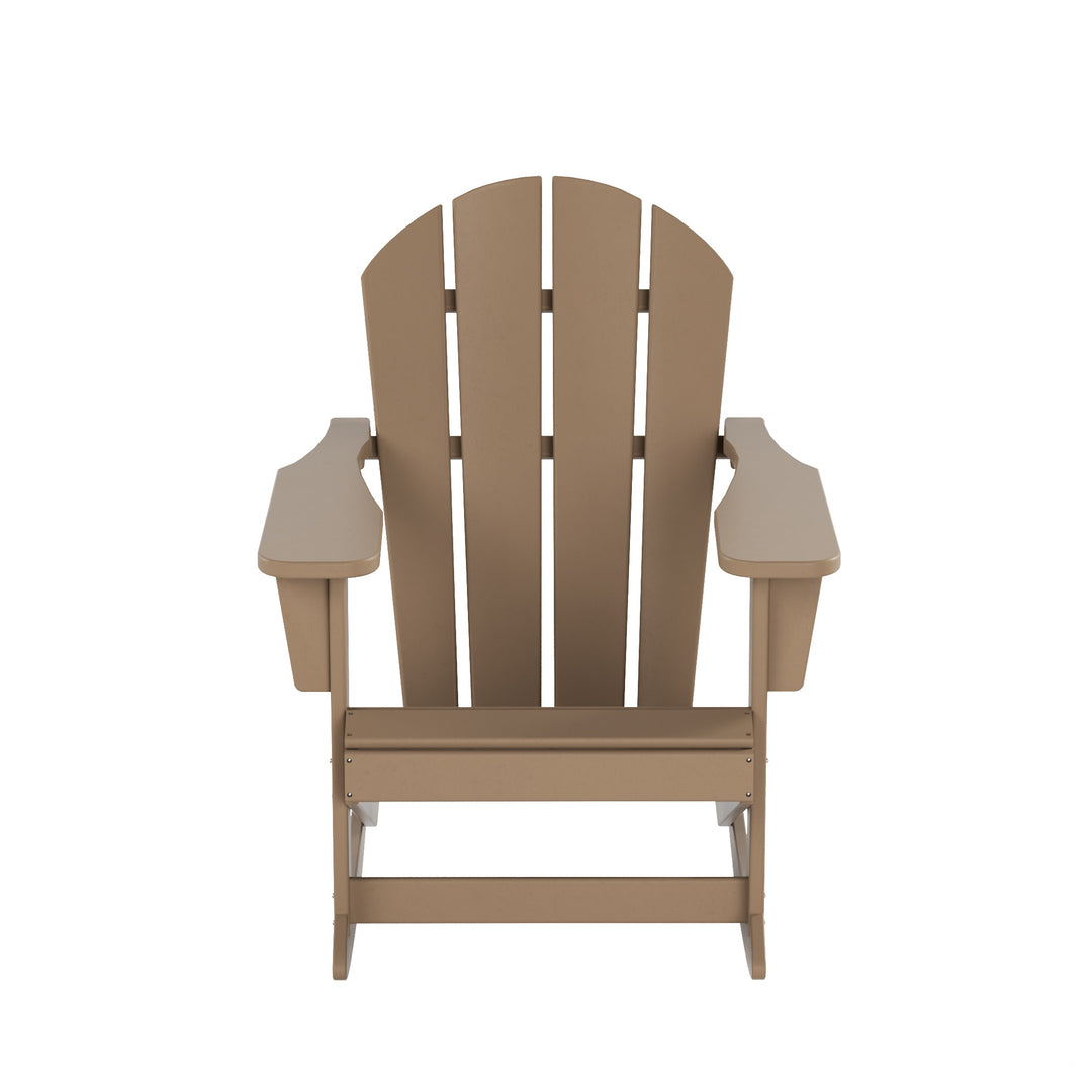 Malibu Outdoor Patio Porch Rocking Adirondack Chair