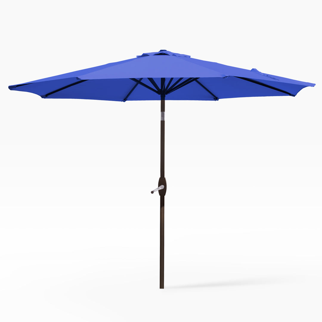 Paolo 9 Ft Outdoor Patio Market Umbrella with Tilt and Crank