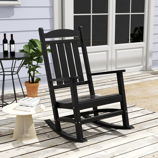 Malibu Outdoor Patio Poly Classic Porch Rocking Chair