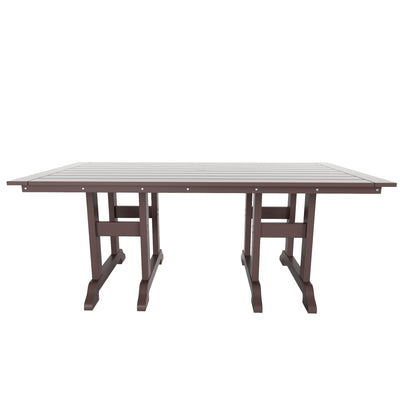 Malibu 71" Rectangle Dining Table for Outdoor Patio