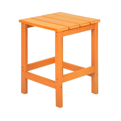 Malibu 3-Piece Classic Folding Adirondack Chair with Ottoman Side Table Set