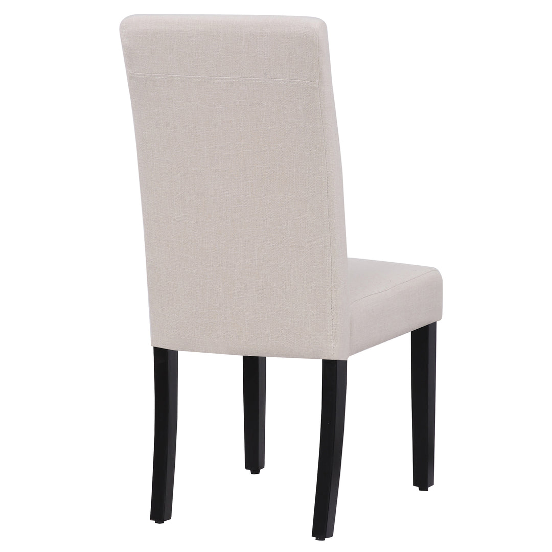 Lenox Upholstered Linen Fabric Dining Chair