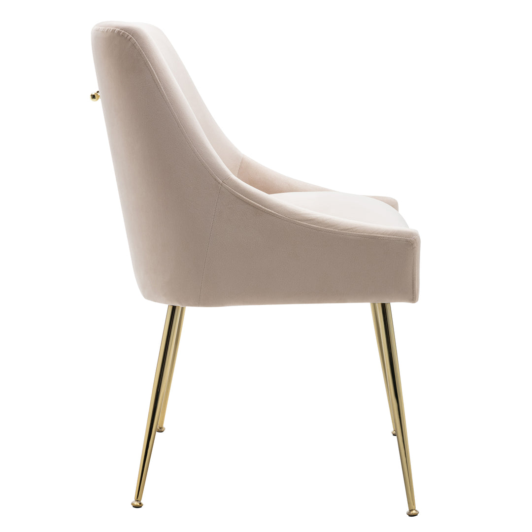 Carlo Upholstered Velvet Accent Chair