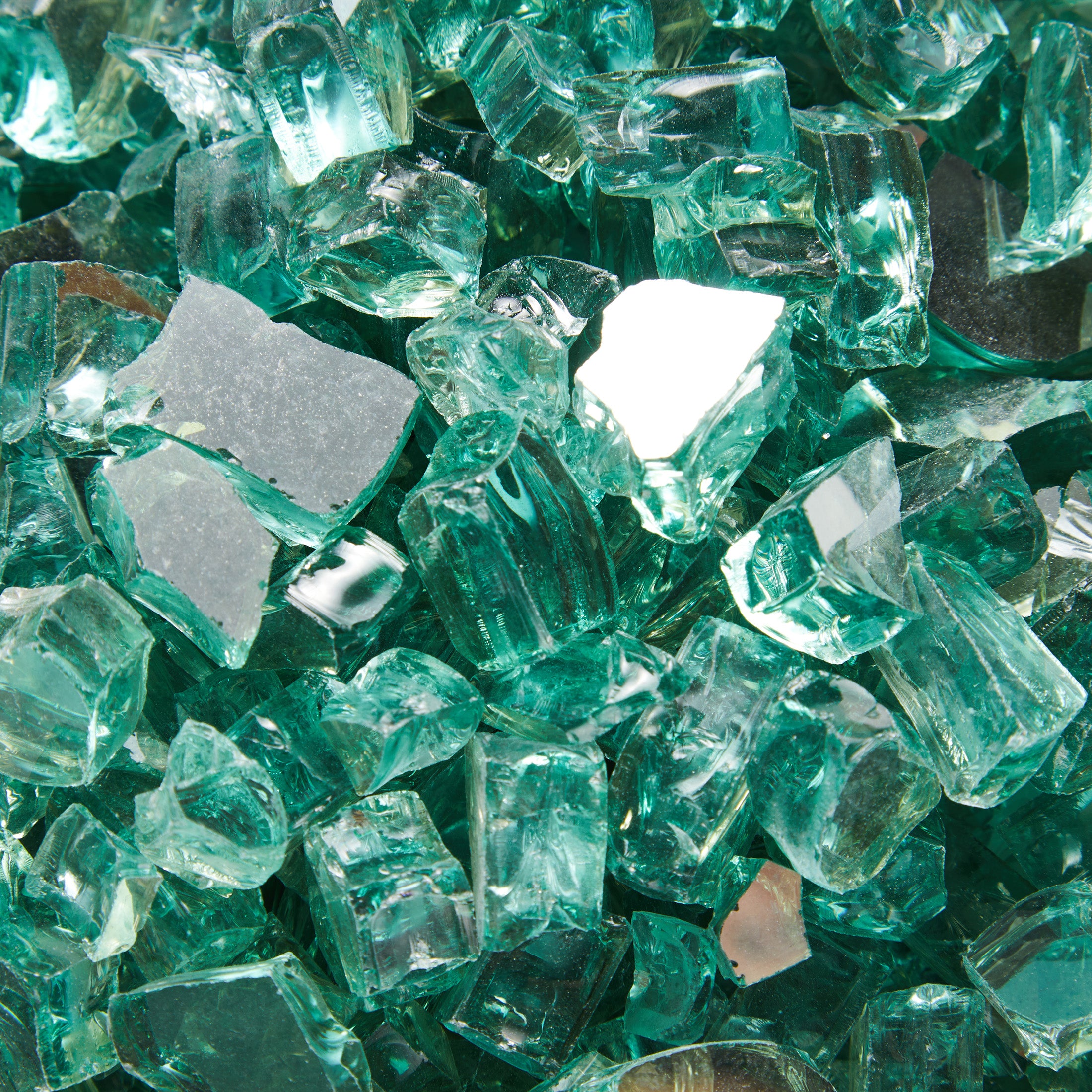 Sansom Fire Pit Fire Glass Tempered Glass Rocks for Fireplace