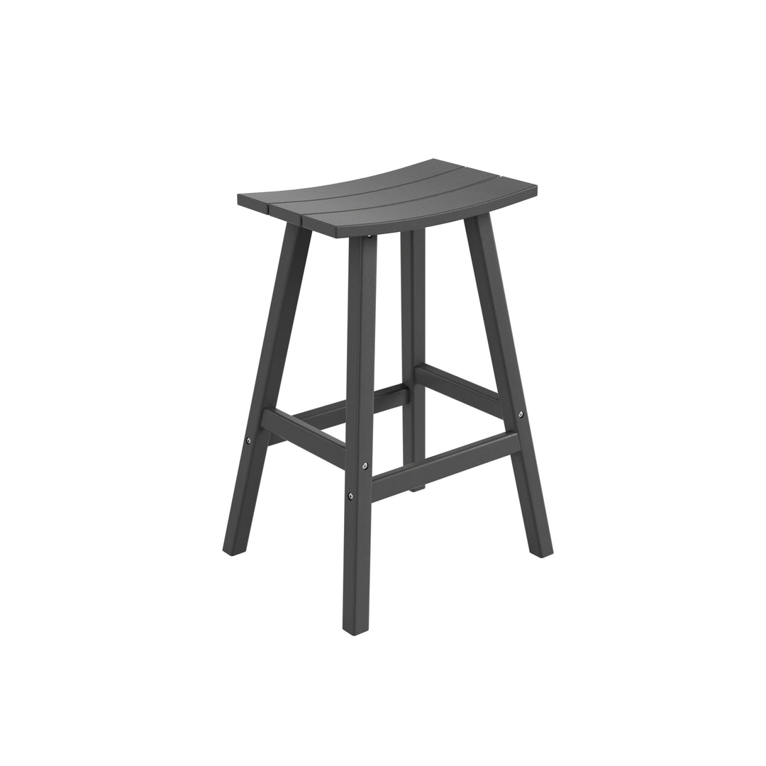 Malibu 29" Outdoor Patio Adirondack Bar Stool