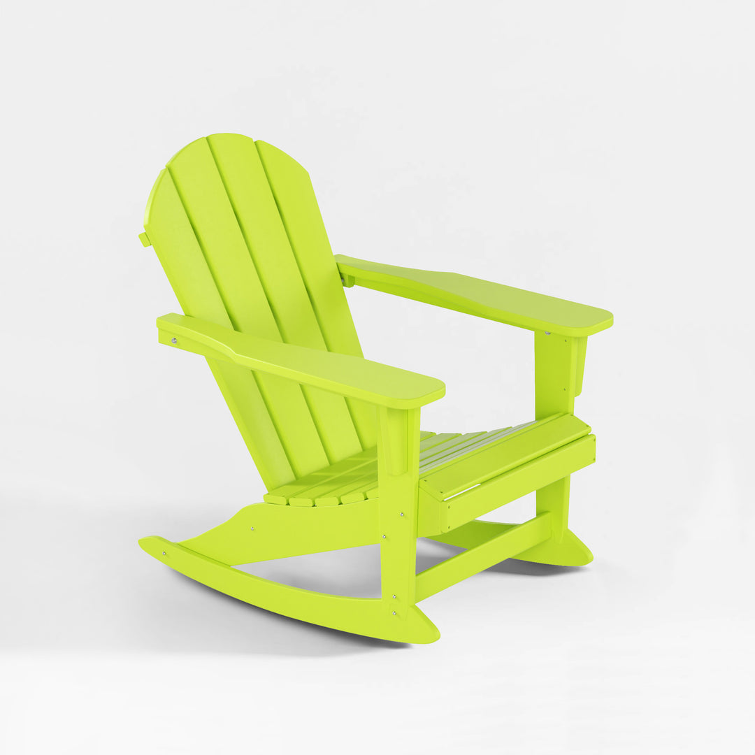 Malibu Outdoor Patio Porch Rocking Adirondack Chair