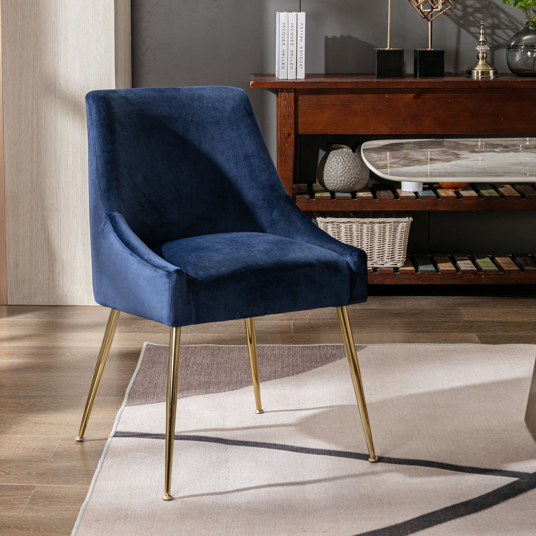 Carlo Upholstered Velvet Accent Chair