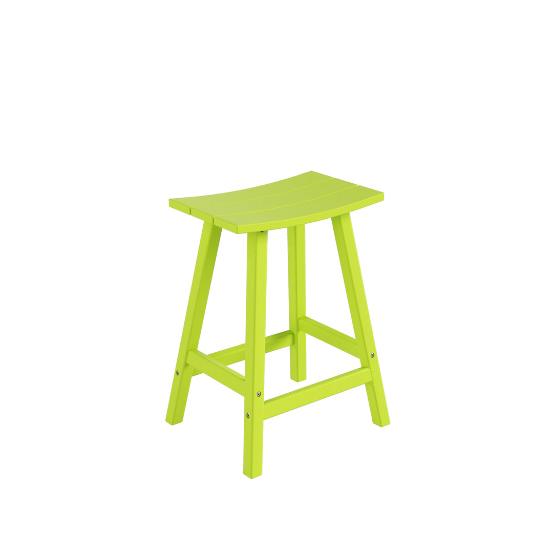 Malibu 24" Outdoor Patio Adirondack Counter Stool