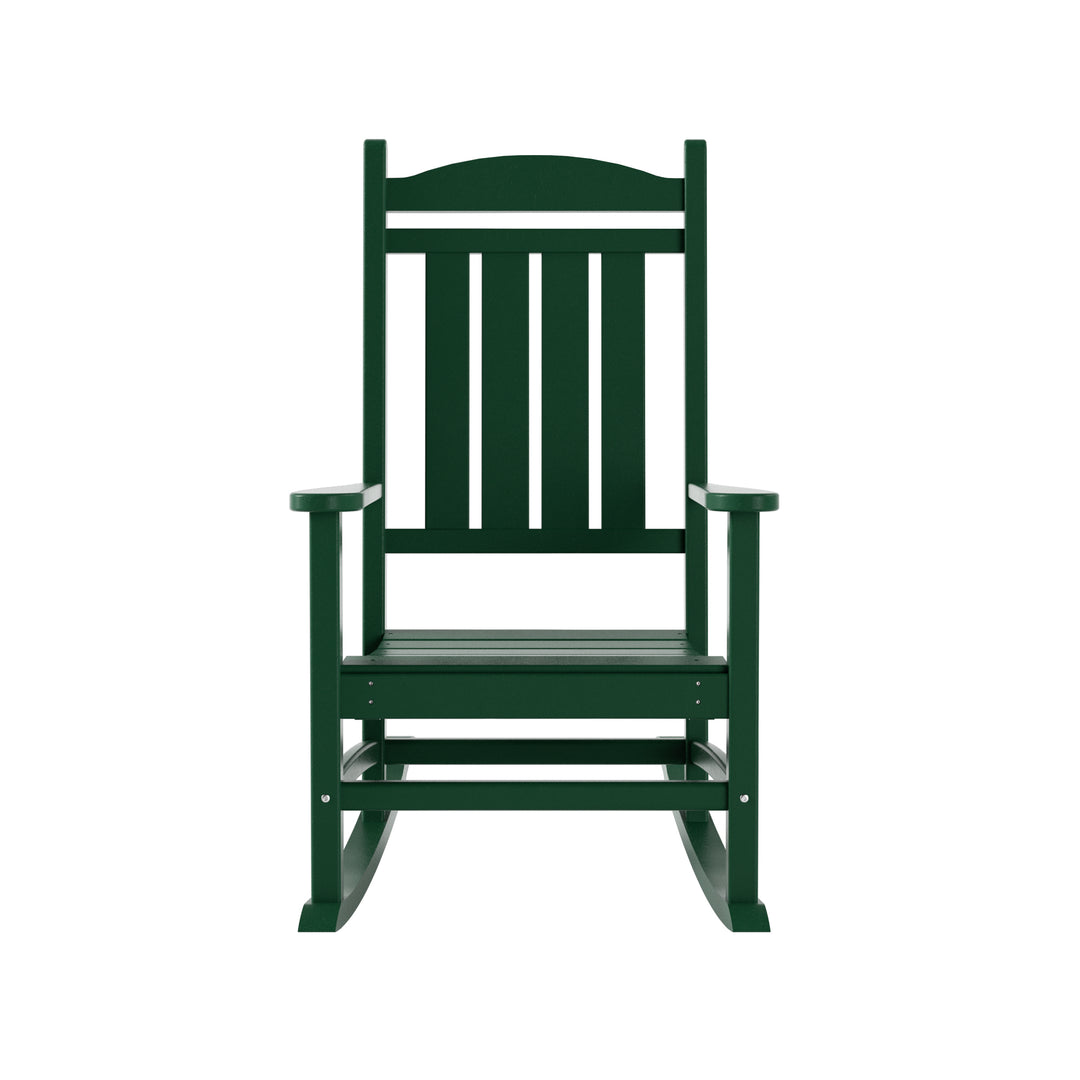 Malibu Outdoor Patio Poly Classic Porch Rocking Chair