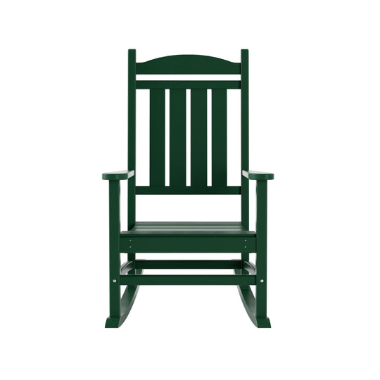 Malibu Outdoor Patio Poly Classic Porch Rocking Chair