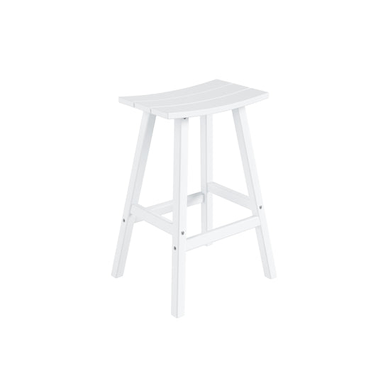 Malibu 29" Outdoor Patio Adirondack Bar Stool