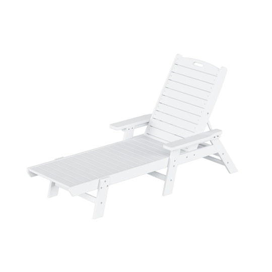 Malibu Adirondack Outdoor Patio Chaise Lounge