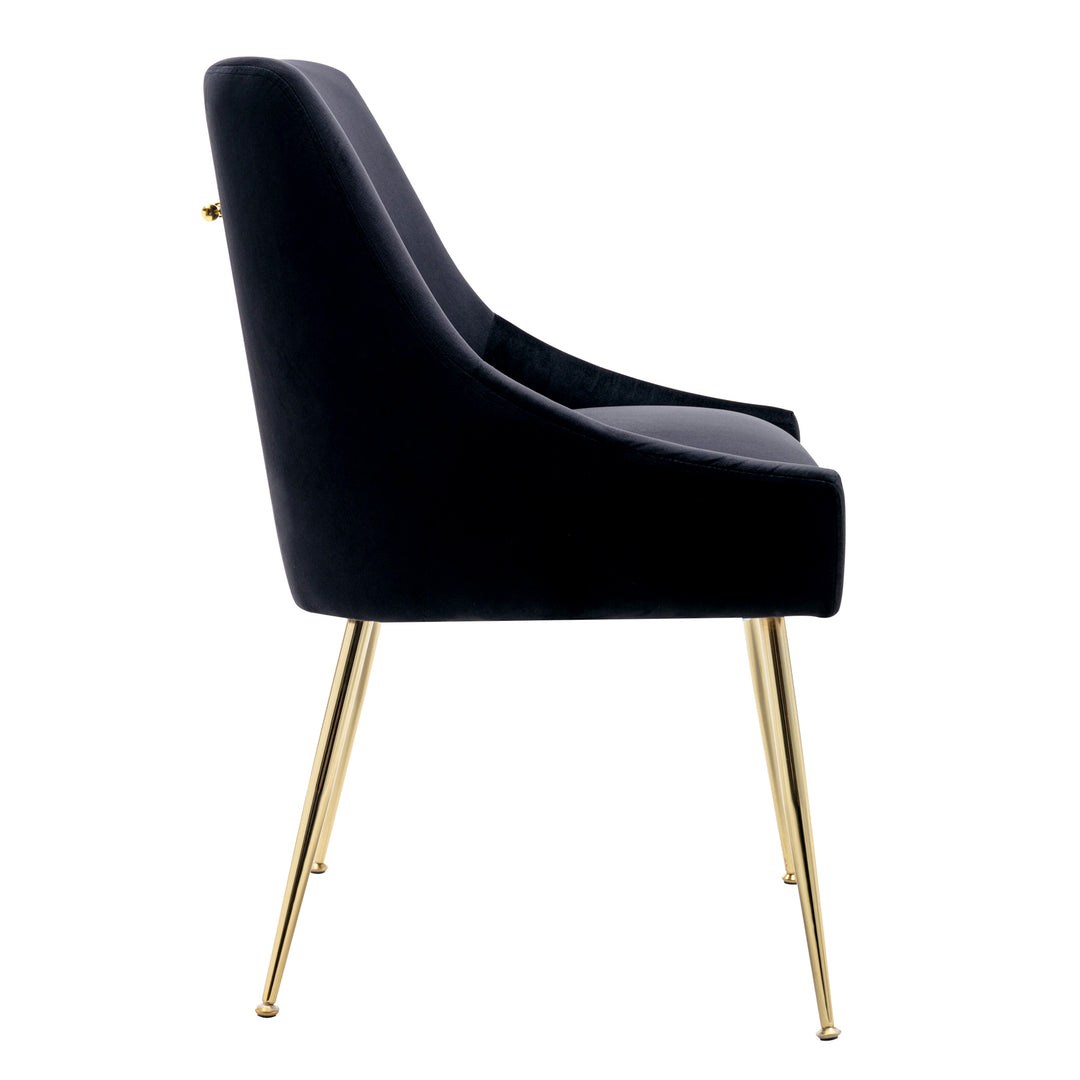 Carlo Upholstered Velvet Accent Chair