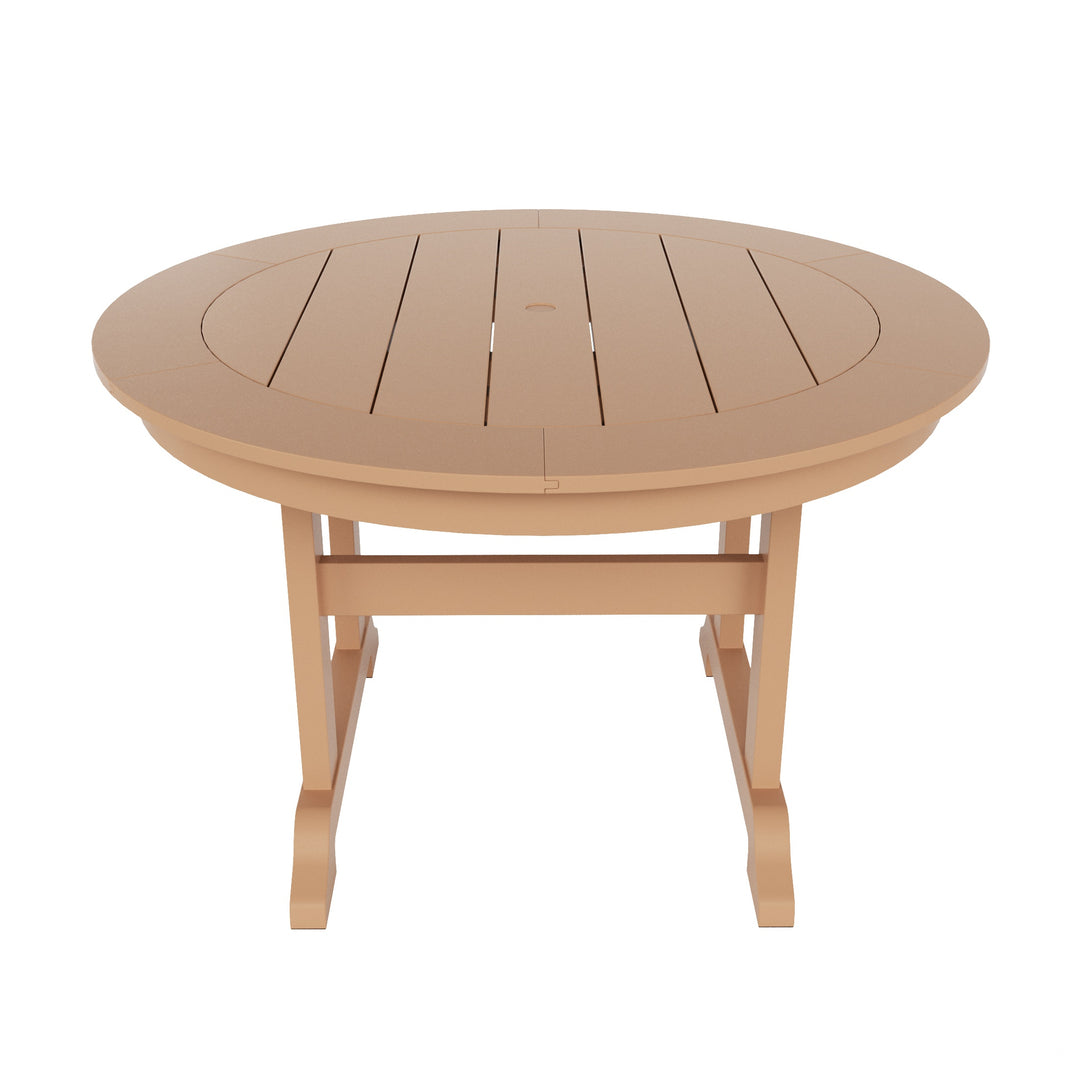 Malibu 47" Round Dining Table for Outdoor Patio