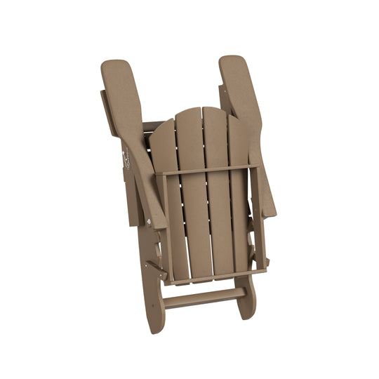 Malibu Outdoor Folding Poly Adirondack Chair (Set of 4)