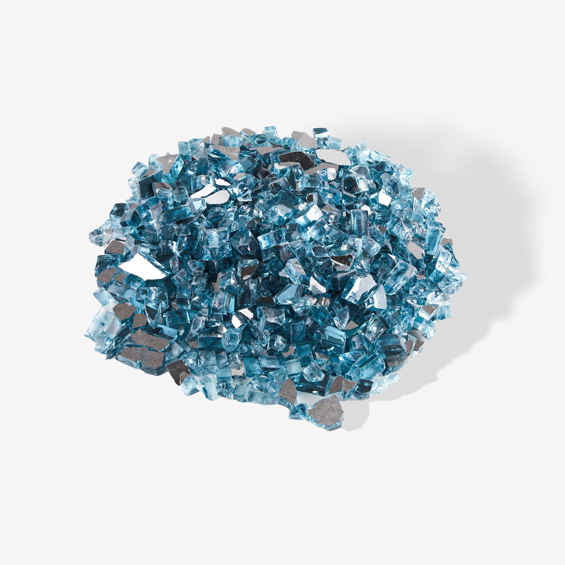 Sansom Fire Pit Fire Glass Tempered Glass Rocks for Fireplace